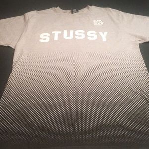 Stussy *MEN Grey White and Black Tee